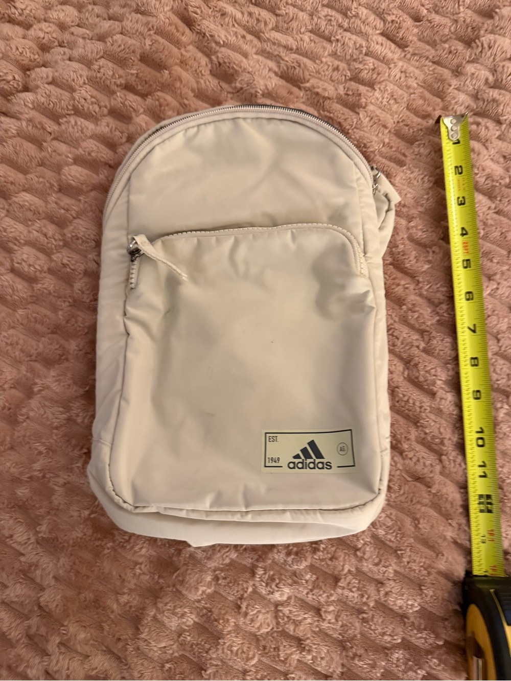 adidas White Mini Crossbody Belt Bag